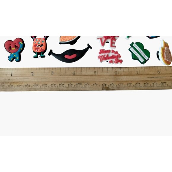 Valentines Shoe Charms Hearts Love Wedding Romance lot 12 - Picture 9 of 9